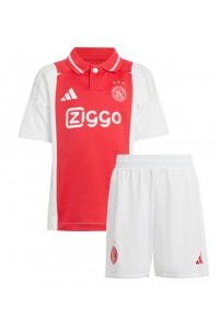 Ajax Babytruitje Thuis tenue Kind 2024-25 Korte Mouw (+ Korte broeken)